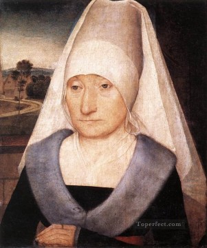ハンス・メムリンク Painting - 老婦人の肖像 1470年 オランダ ハンス・メムリンク